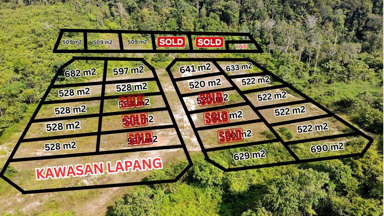 19 Tanah Lot di Paman, Chukai Untuk Dijual